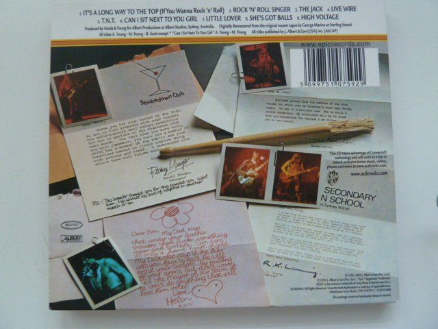 CD: AC/DC - High Voltage  (Digipack) – Usato da Au ZH venduto da sikoku 2