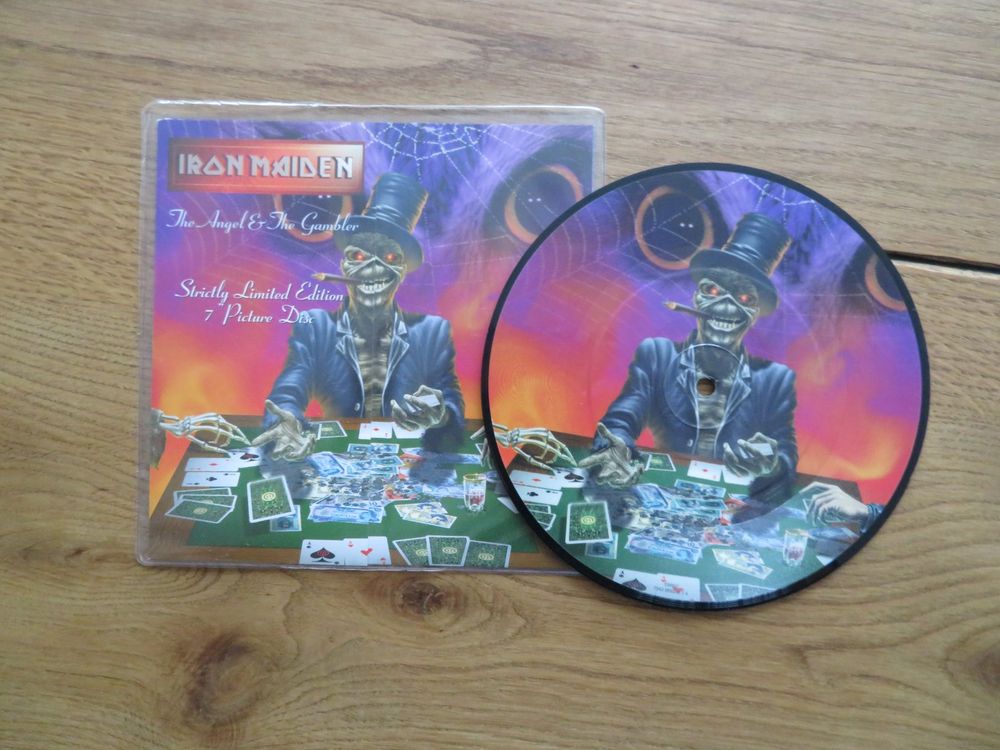 Iron Maiden Picture Disc The Angel & The Gambler (Neu (gemäss ...