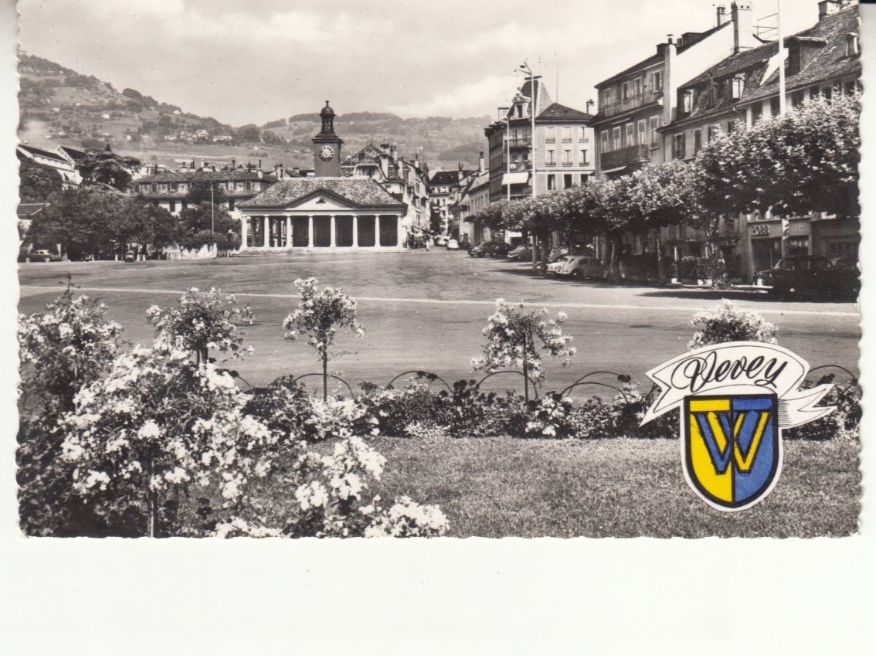 Ansichtskarten: Vevey ca. 1950 – Gebraucht aus Bürglen TG von StampGraf