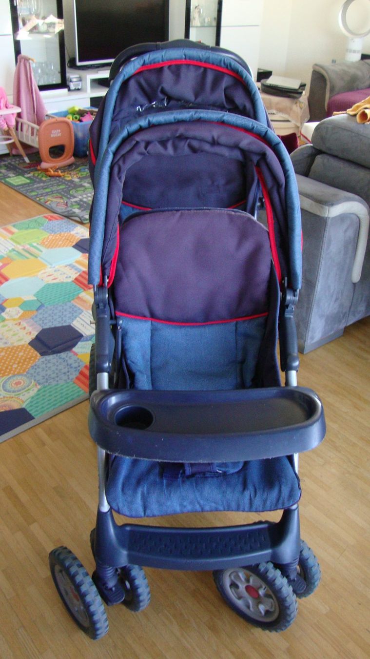 Carrozzine: Poussette double pliable avec les 2 sièges réglables – Usato da Onex venduto da 2fast4you.pi 3