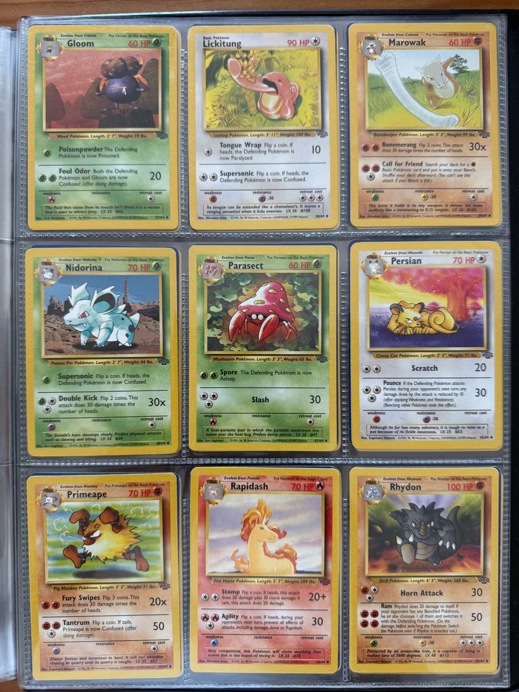 Pokémon Carte collezionabili: Complete Pokémon Jungle 1999 Collection – Usato da Lausanne venduto da laminas 4