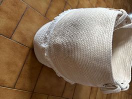 Panier de rangement en corde tressée, beige, 35 cm