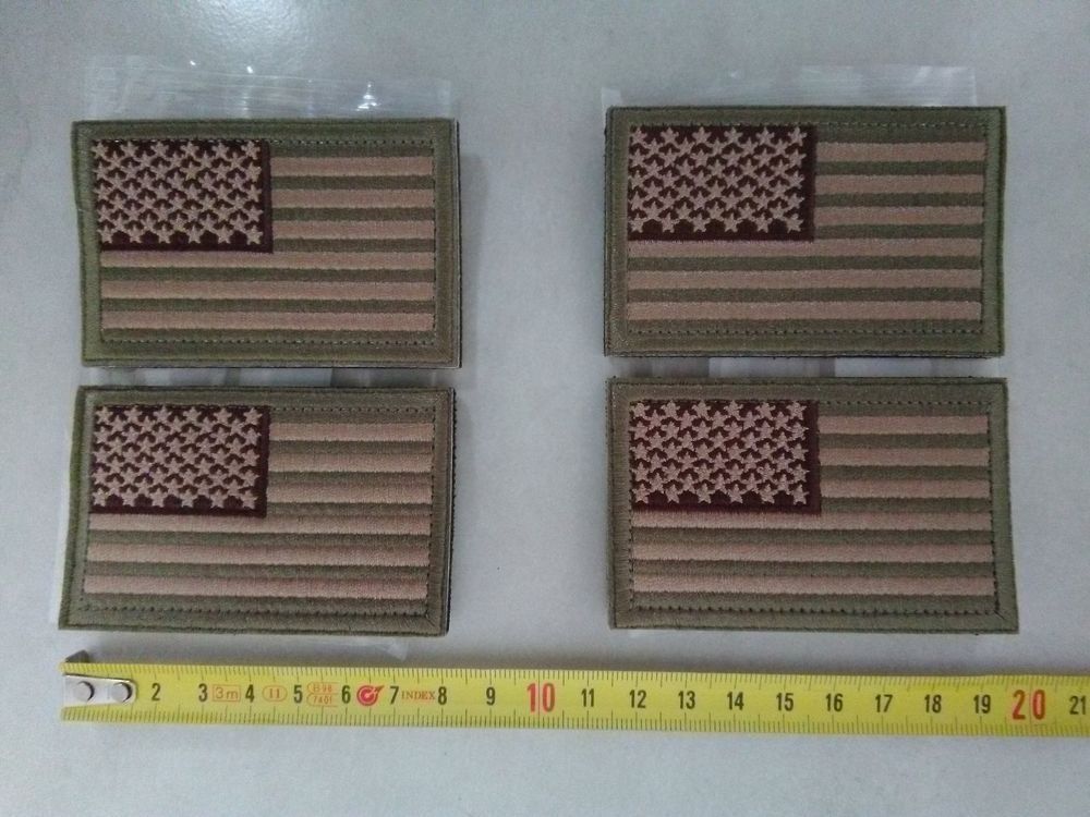 Toppe: US-Army; Patch mit Klett (beide), neu, 2er Set – Nuovo e nell'imballaggio originale da Igis venduto da lebi