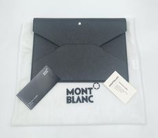 MONTBLANC ENVELOPE TASCHE "SARTORIAL" SCHWARZES LEDER
