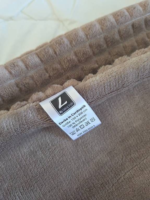 Coperte: Kuscheldecke braun – Nuovo (secondo la descrizione) da Wängi venduto da Bibo4. 4