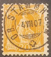 86A Feld 72  Vollstempel   Oberstammheim, 4.VII.07