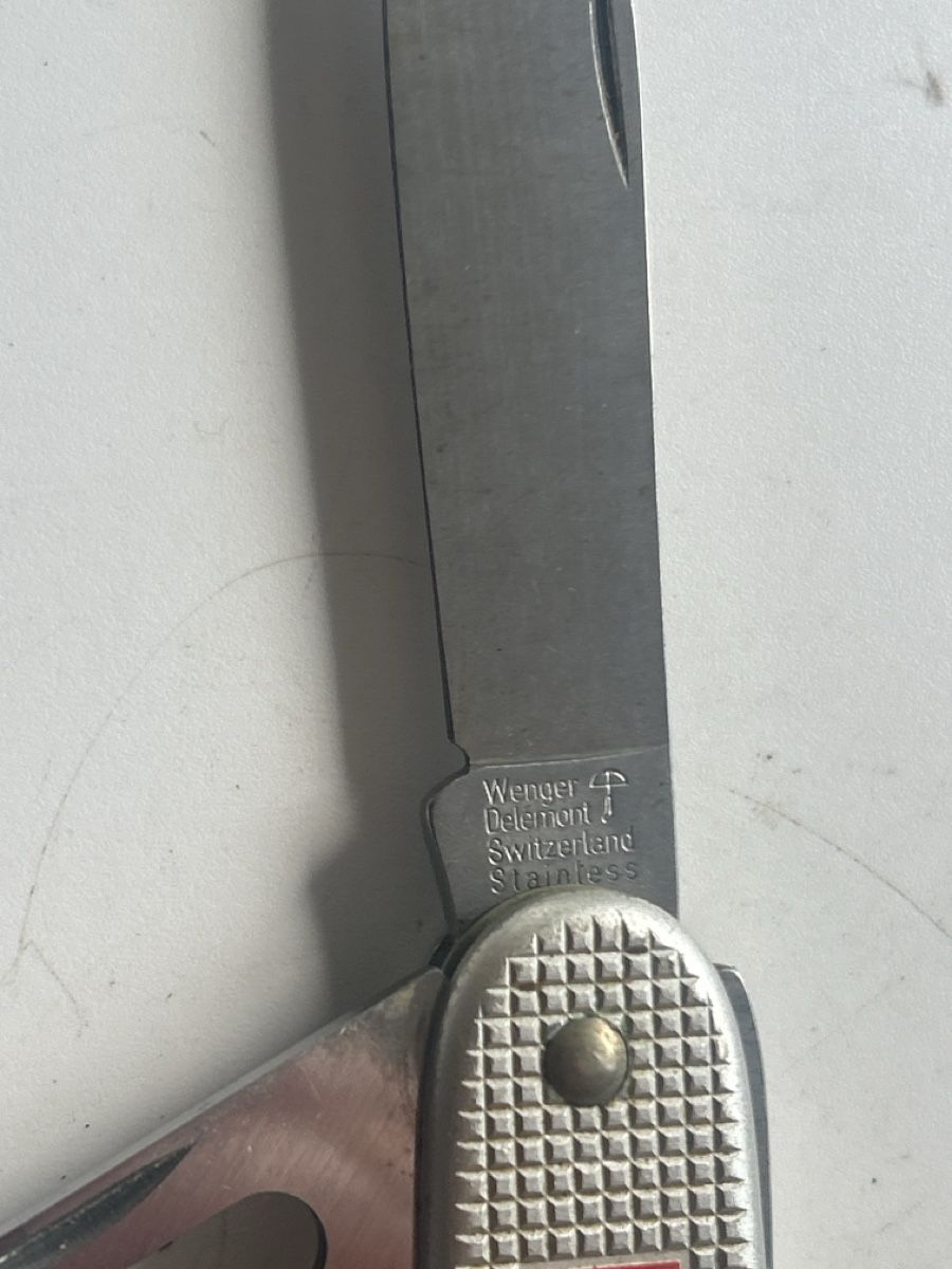 Victorinox Taschenmesser: Taschenmesser Wenger 1981 Stainless(S29) – Gebraucht aus Neuenhof von SchnaeppliAllerlei 2