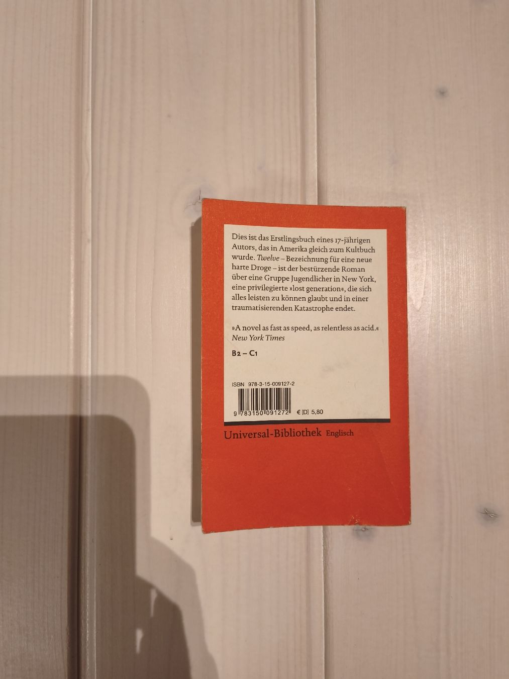 Libri: Nick McDonnell - Twelve - Reclam – Nuovo (secondo la descrizione) da Obfelden venduto da sel_7s58 1