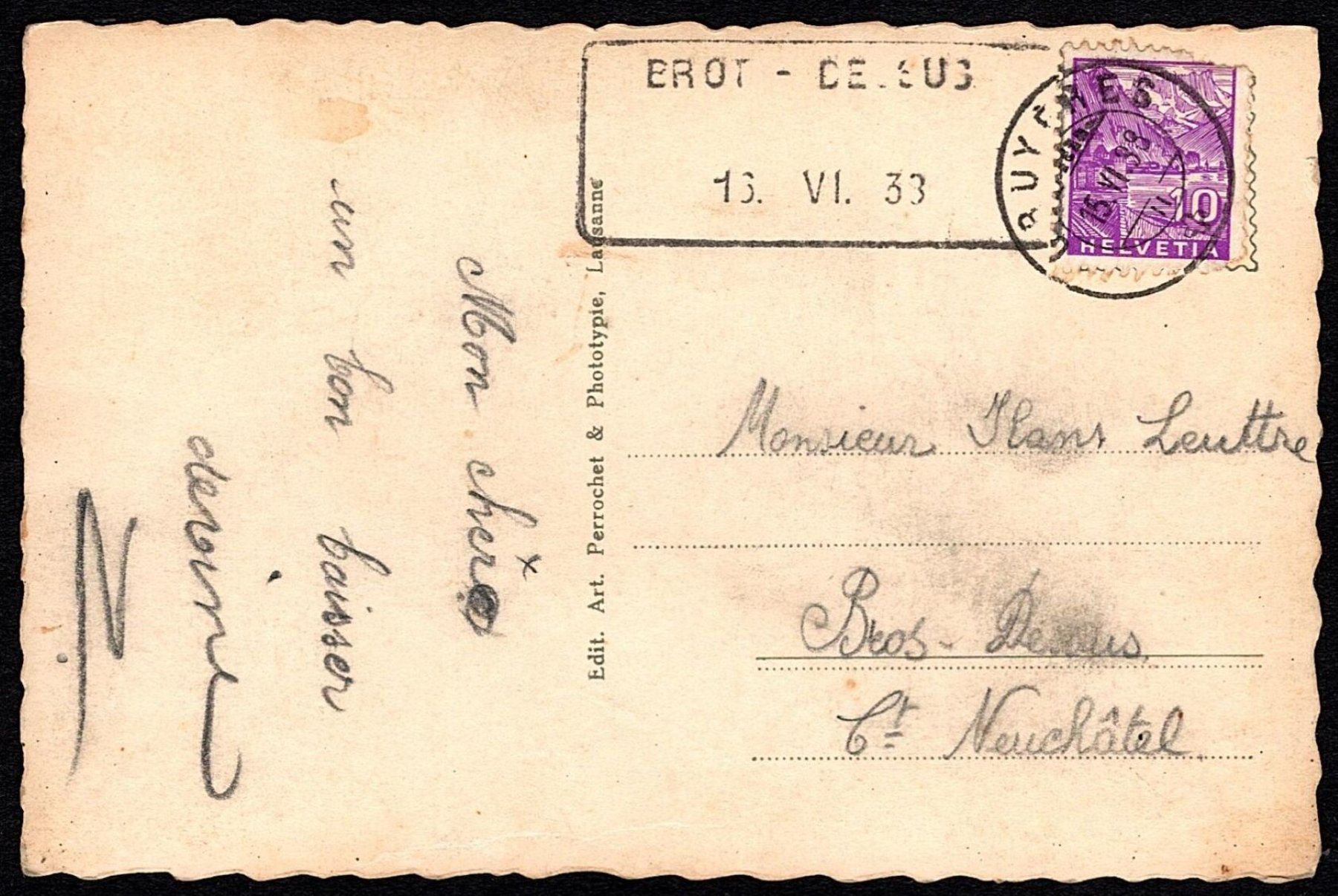Cartes postales: 1938_AK Greyerzer Tracht – D'occasion à Thun par Nissan 1