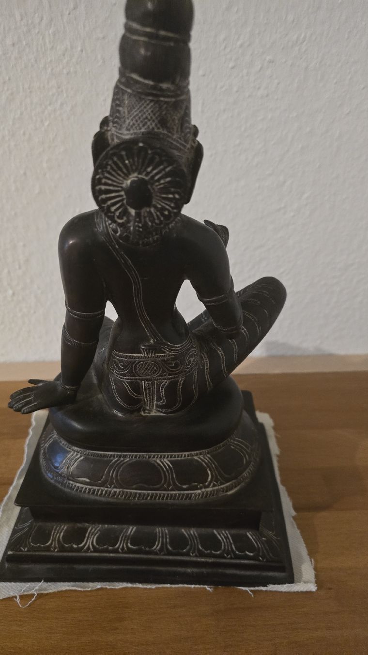 Sculture & Statue: Bronzestatue Devi Uma (Parvati) 33 cm hoch – Usato da Zürich venduto da rolf290 4