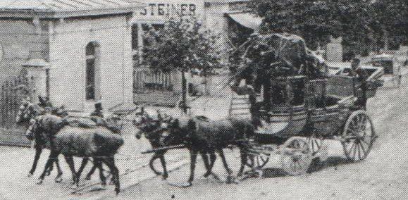 Cartoline postali: MEIRINGEN BE 1906 Postkutsche + Post – Usato da Rothrist venduto da Clanx 1