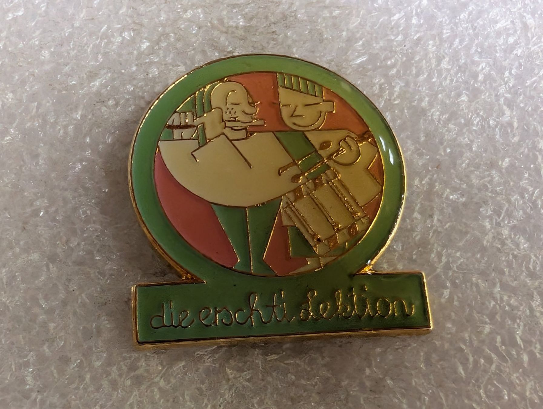 Placchette & Badge: Ansteckpin 222: Die erscht Sektion – Usato da Oppligen venduto da Pin-Fall-Shop