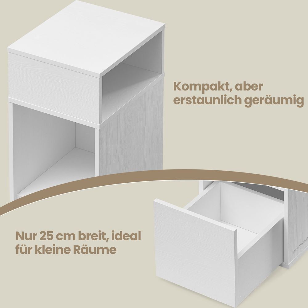 Comodini: Nachttisch-Set mit Schubladen LUMERA – Nuovo e nell'imballaggio originale da Lachen SZ venduto da MAMORU-MOEBEL 4