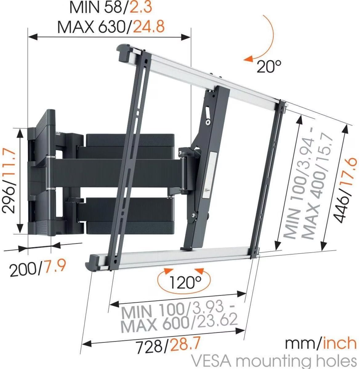 Supporti a parete: Vogels Thin 550 TV Wandhalterung – Usato da Bülach venduto da Second-Chance 6