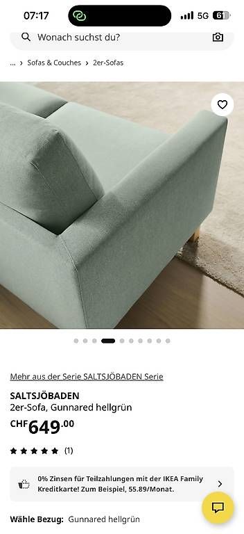 Divani: 2-Sofa inkl. Couchtisch  – Usato da Rossrüti venduto da Nure61 2