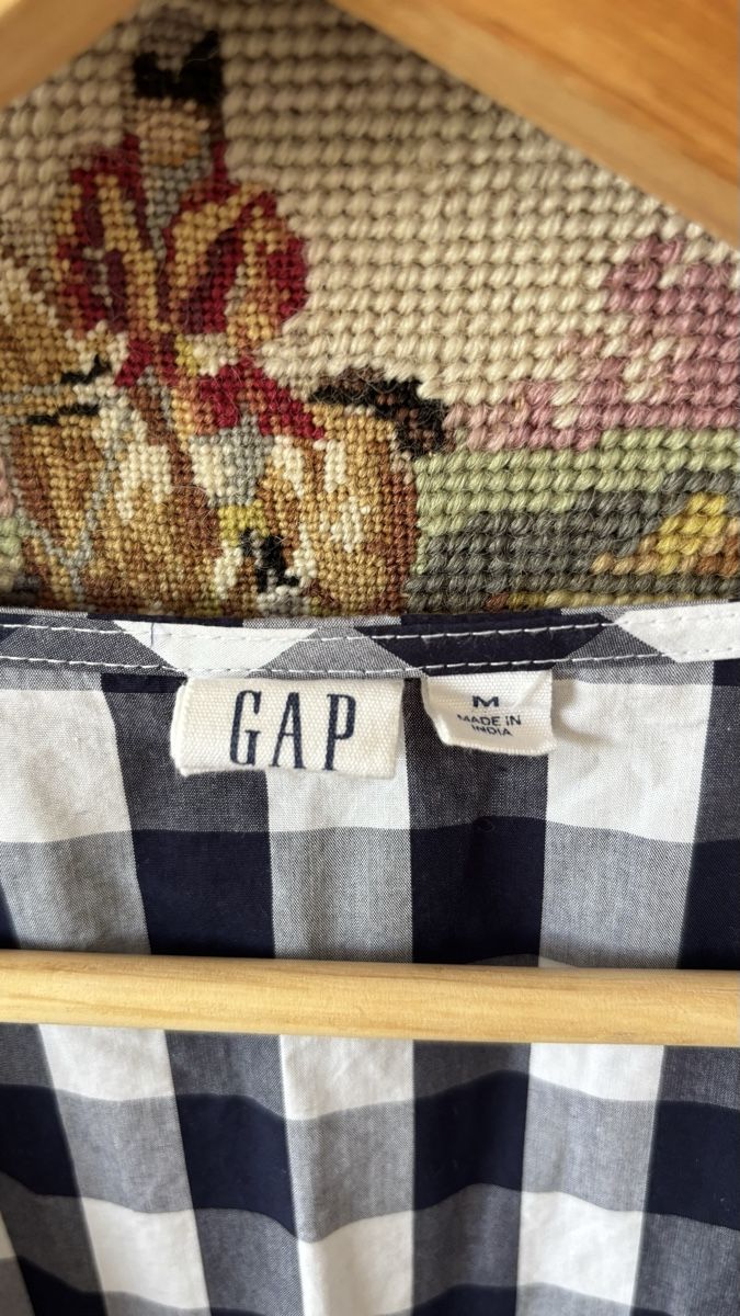 Gap Vestiti: GAP Wickelkleid Vichy-Karo Gr. M – Usato da Zürich venduto da lindalaura 1