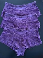 CALIDA SECRETS Panty Set – 3x XS Flieder/Beere | Neu