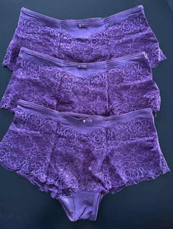 CALIDA SECRETS Panty Set – 3x XS Flieder/Beere | Neu