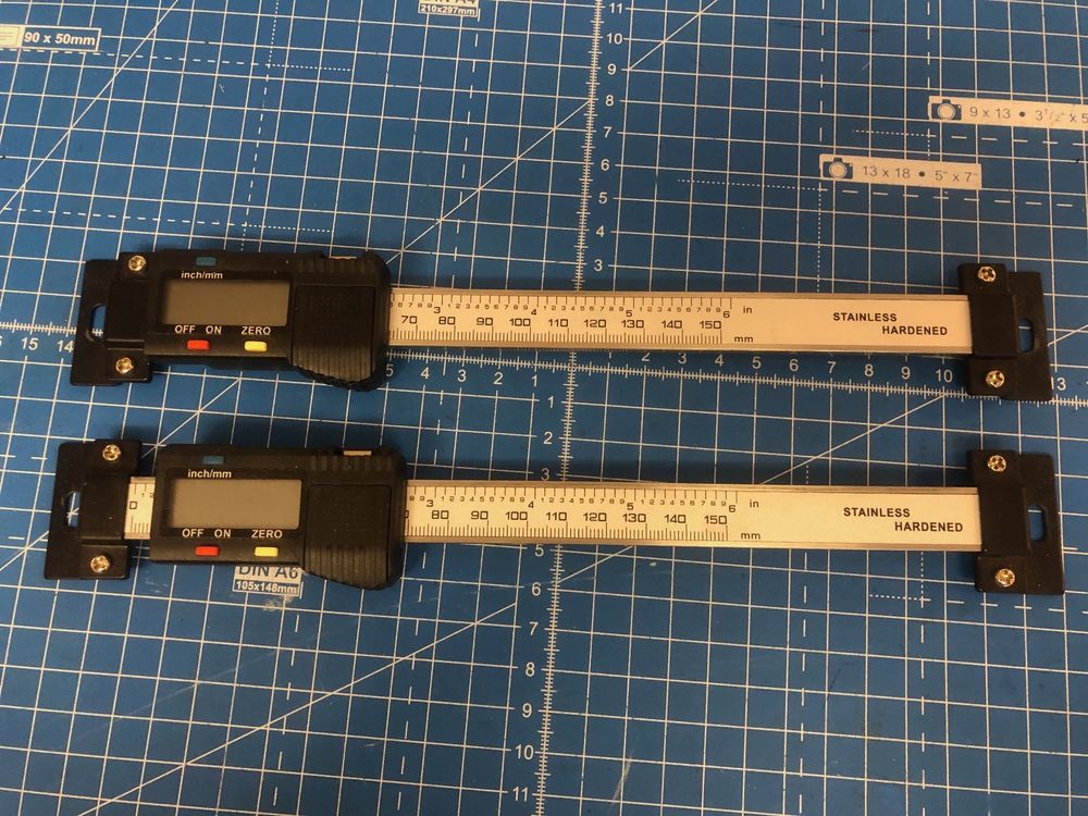 Digital-Einbau-Messschieber - senkrecht - Messbereich: 100 mm