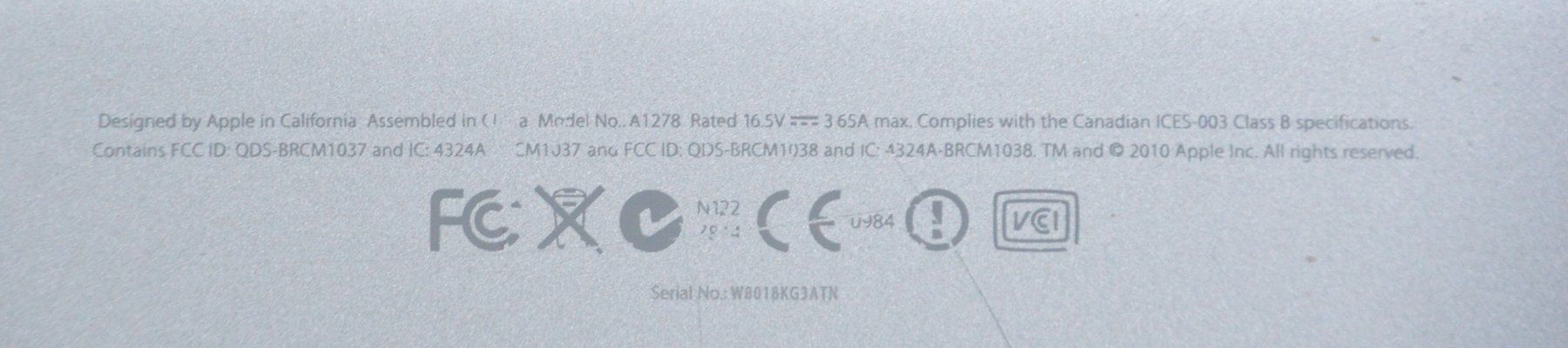 Apple Notebook: Apple Macbook Pro A1278 – Difettoso da Collonges venduto da arashee 5