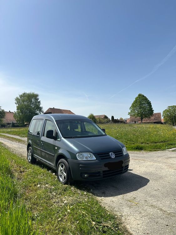 VW Caddy, Dunkelgrau Met., 7 Plätzer möglich, Camping