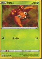 TCG POKEMON Fiamme Oscure DAA 003/189 PARAS Italiano