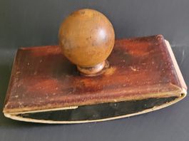 Antike Löschwiege, Löschwippe, Holzdrehgriff, Vintage