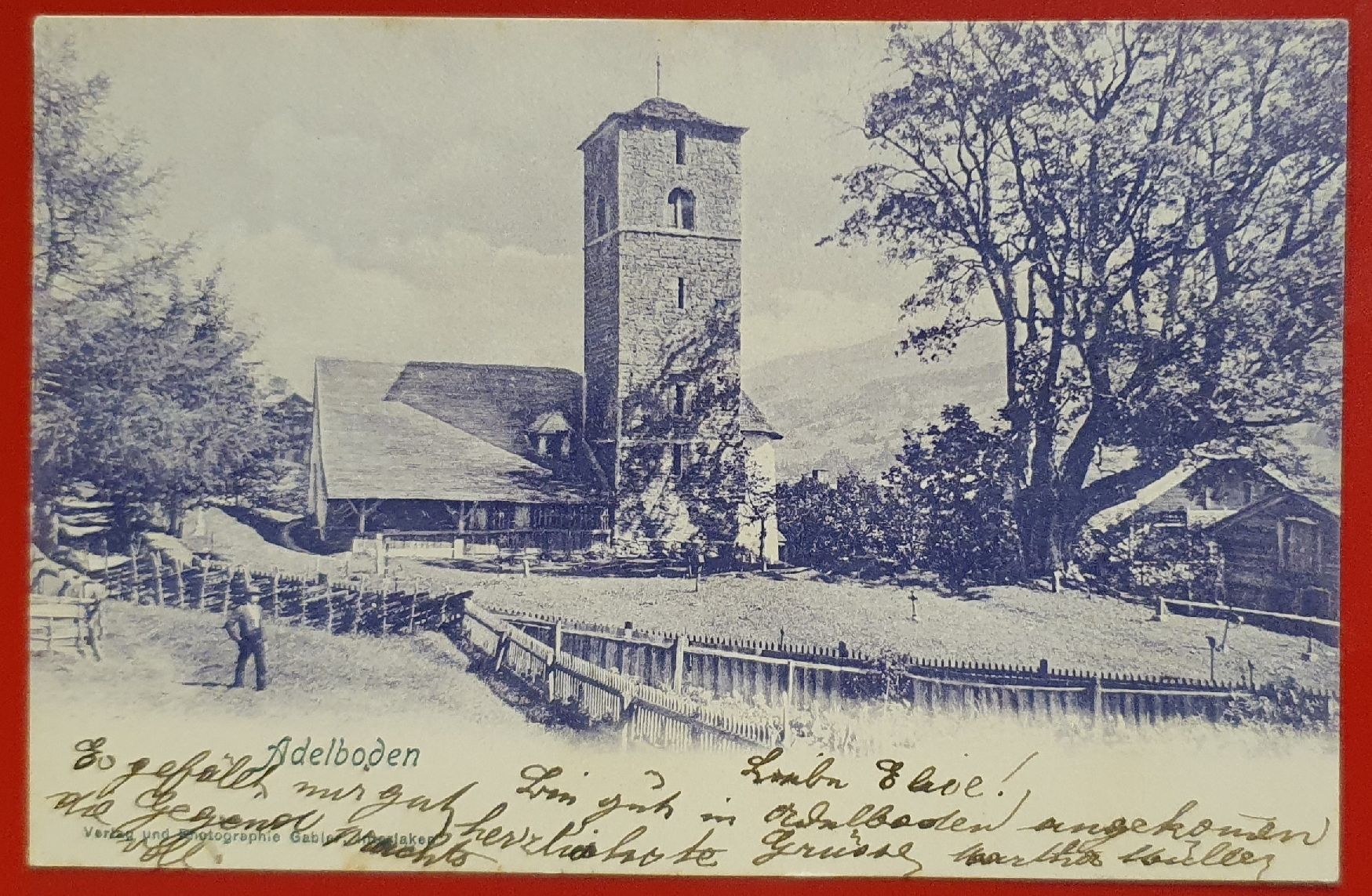 Cartoline postali: Adelboden 1900 - mit UPU-Frankatur – Usato da Kreuzlingen venduto da Rschweiz1