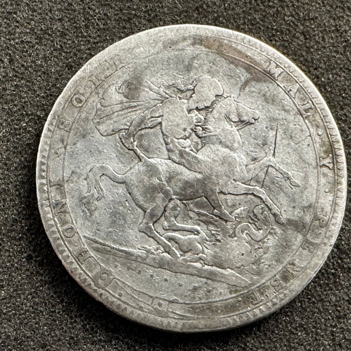 Tutti le monete: 1 Crown Silber England 1820 – Usato da Reitnau venduto da tb-muenzen