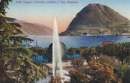 Lugano  Giardino Publico e San Salvatore N° 5160  1938