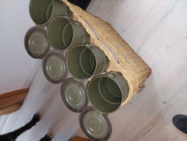Vintage Weidenkorb mit Einsatz.