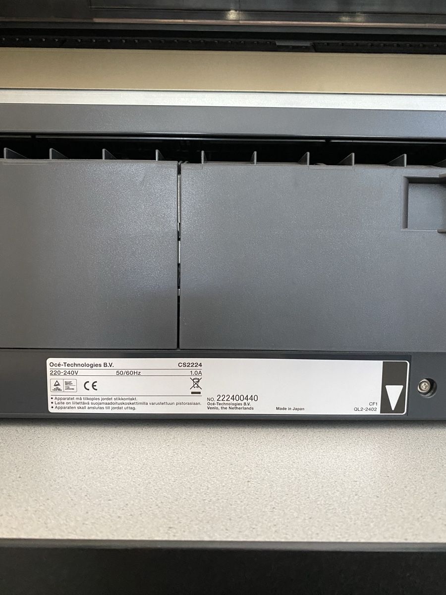 Stampanti: Traceur Grand Format - Imprimante Professionelle Océ CS 2224 – Usato da Grolley venduto da GM-CK 5