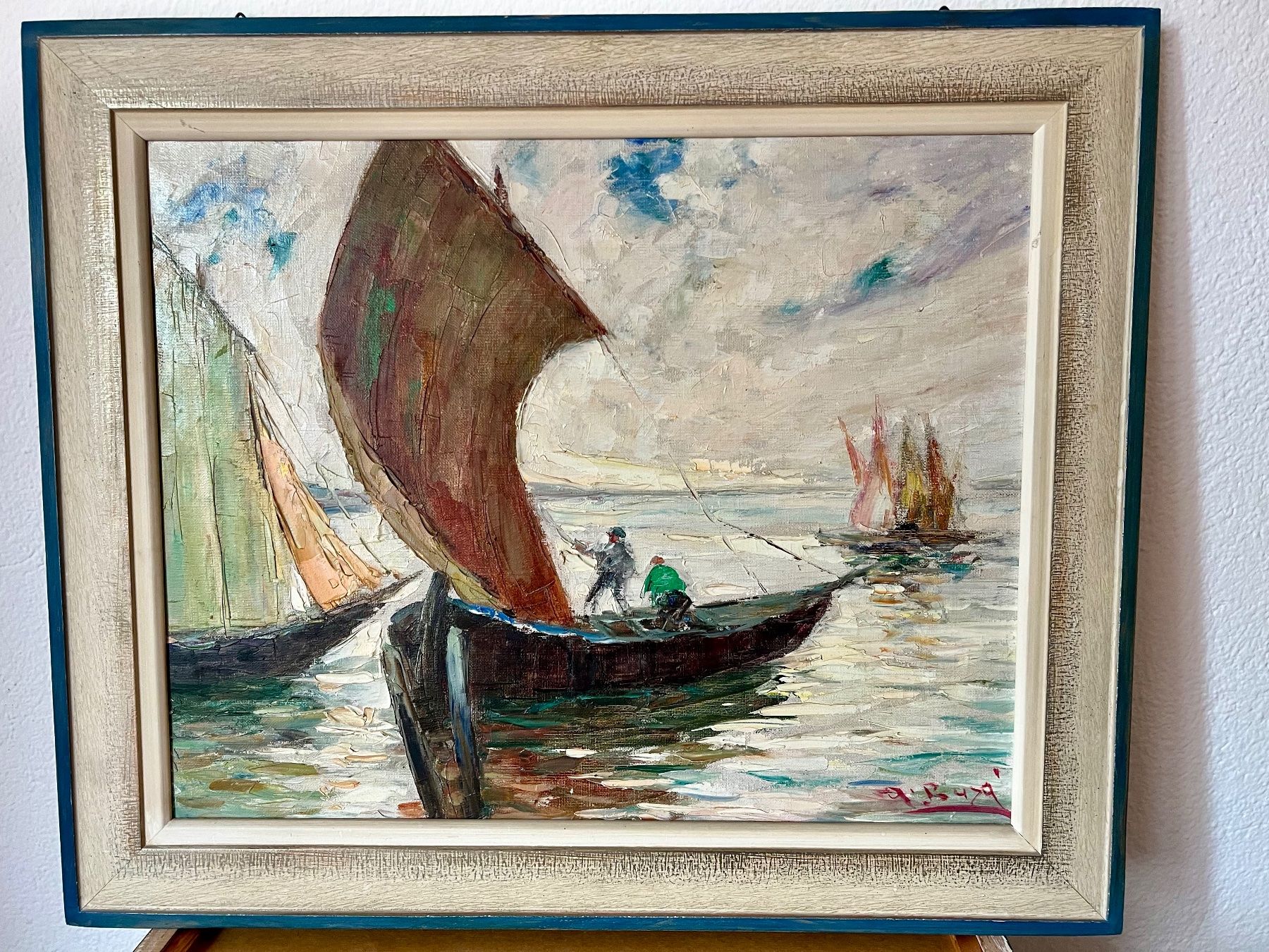 Tableaux: Segelboot Bild signiert – D'occasion à Zürich par Girasole232 2