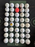 45 diverse Golfbälle, guter Zustand