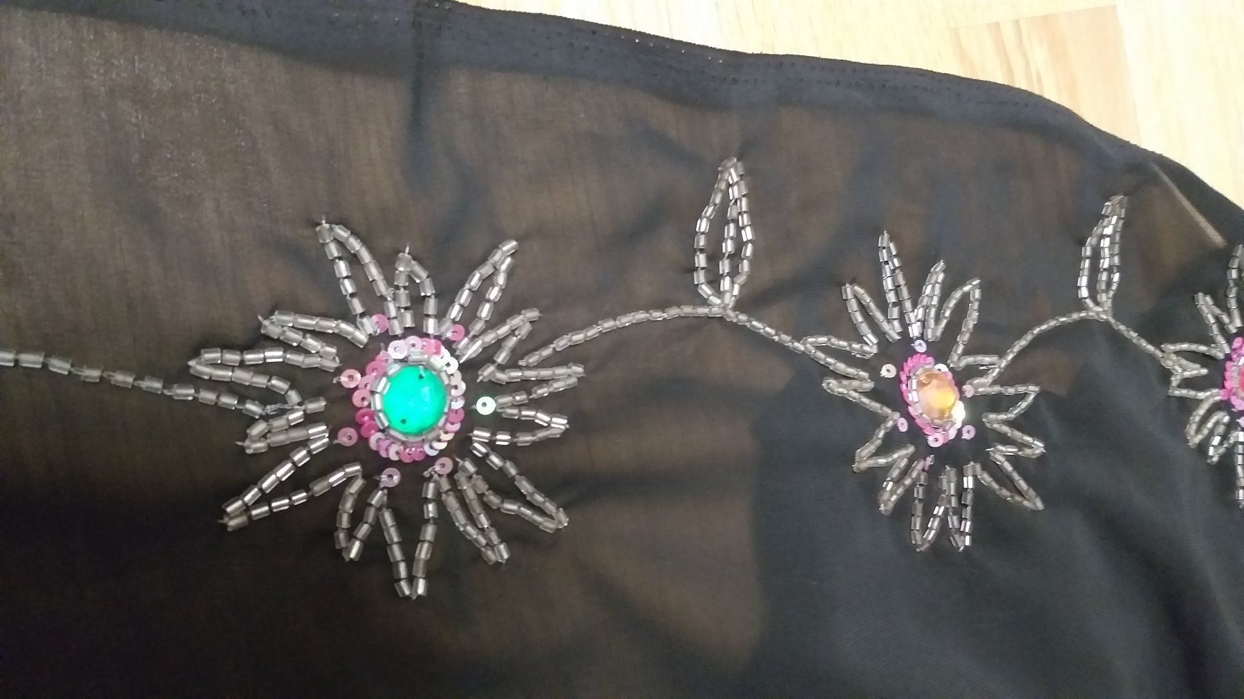 Vestiti: Black Saree/Schwartz saree – Nuovo (secondo la descrizione) da Bern venduto da mahilini 6