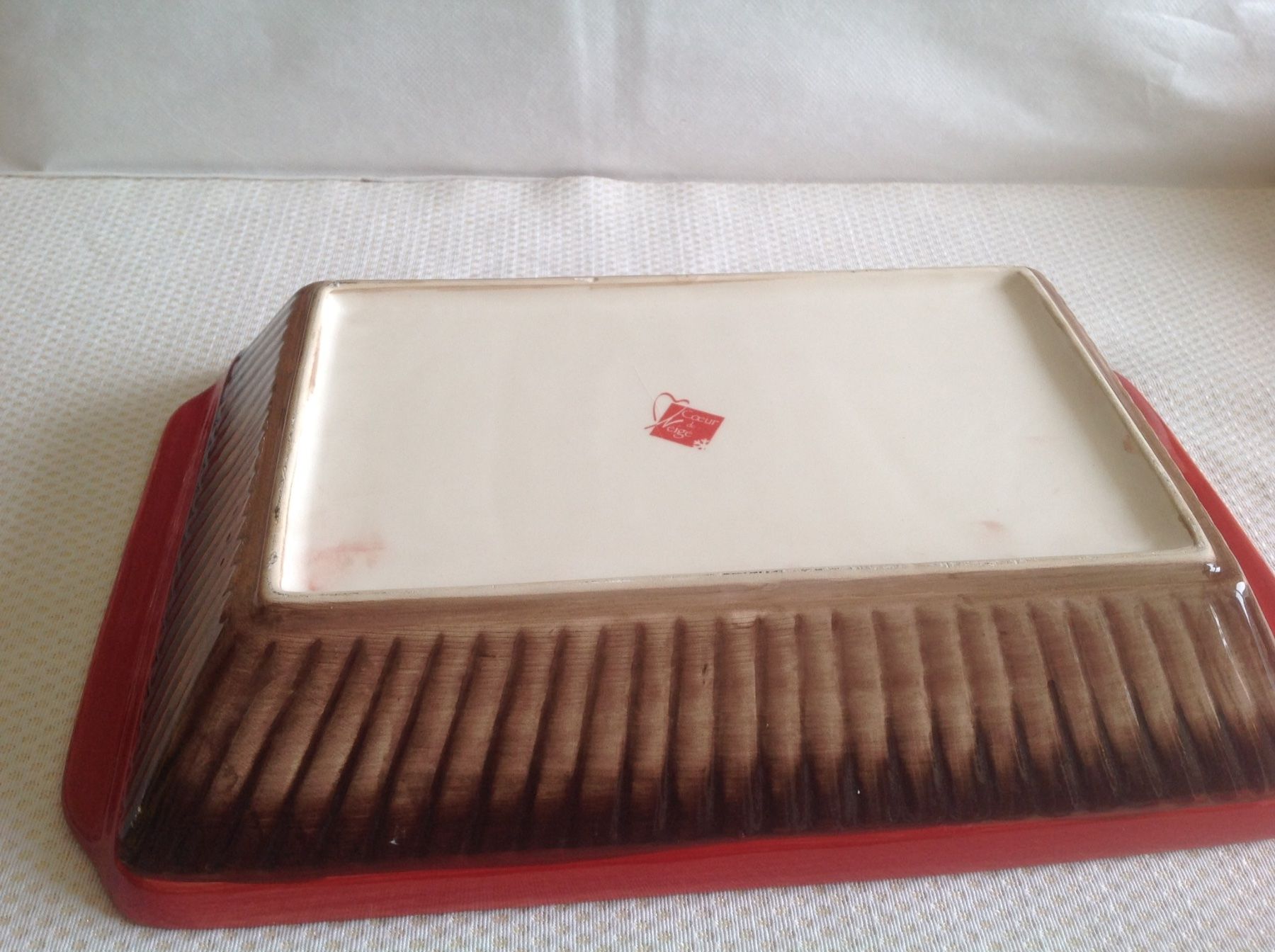 Plateaux: Coeur de Neige - plat à gratin – D'occasion à Sion par accroshoes 4