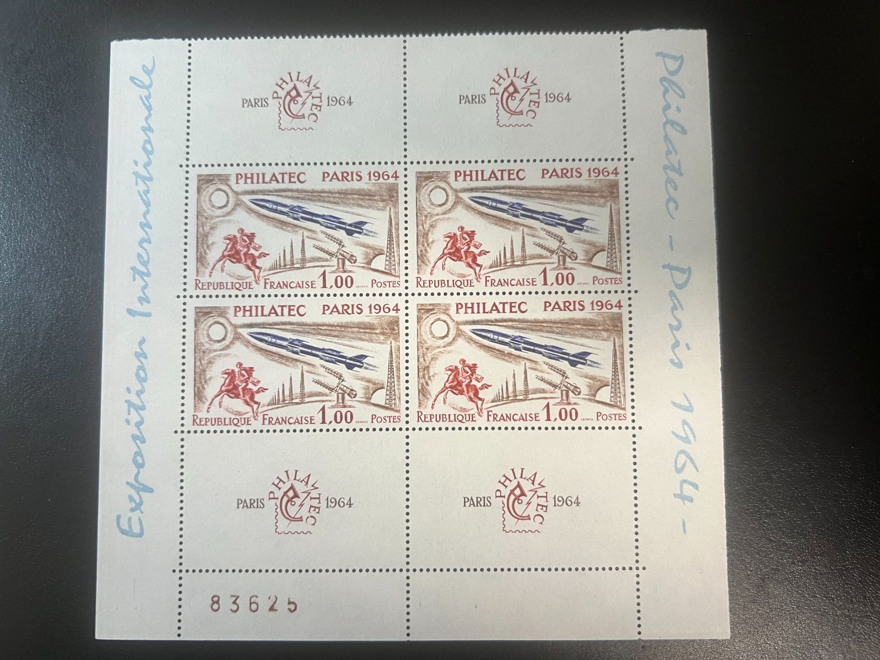 Tutti i francobolli: Demi bloc Neuf** PHILATEC 1964** – Nuovo e nell'imballaggio originale da Lausanne venduto da ffhoud
