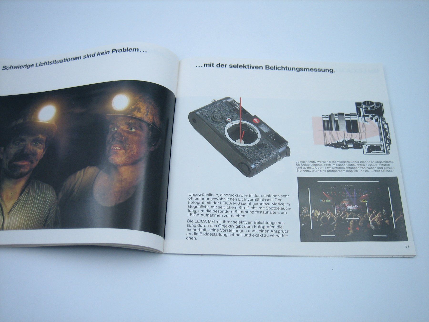 Leica Fotocamera: Leica M6 alter Werbeprospekt/Katalog – Usato da Zürich venduto da Tomi118 3