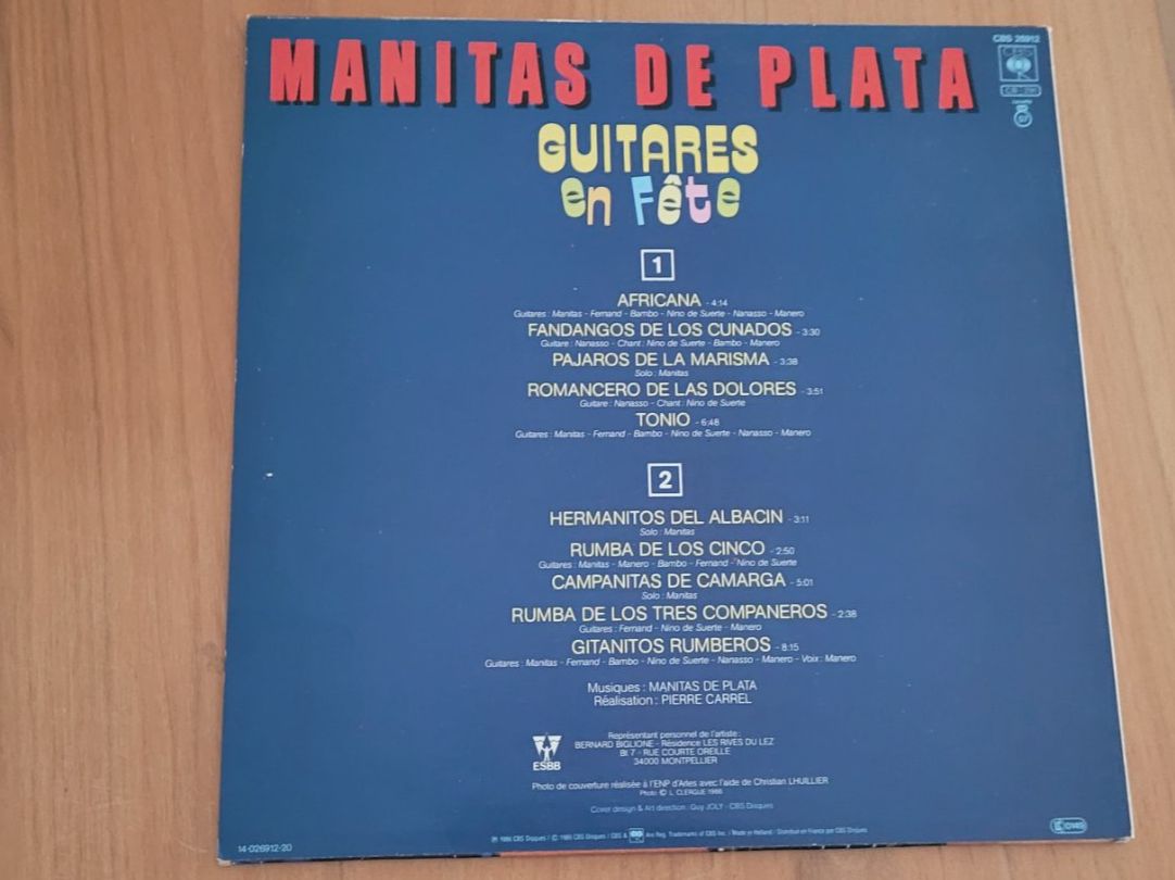 Dischi in vinile: LP  Manitas de Plata – Usato da Martigny venduto da MZ-67 1