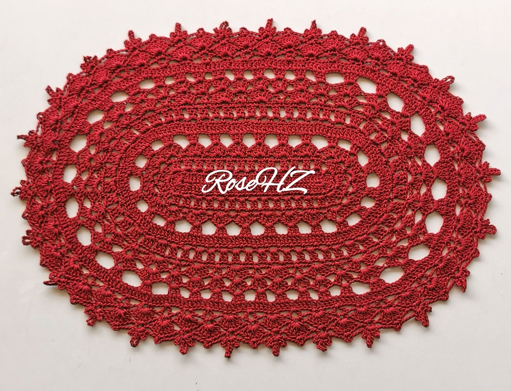 Altra biancheria da tavola: Häkeldeckchen 42x30cm – Nuovo (secondo la descrizione) da Schaffhausen venduto da RoseHaekelzauber
