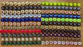 220 englische, schottische & irische Bierdeckel - England