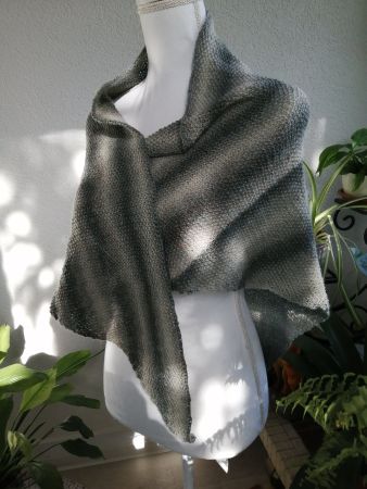 Dreiecktuch/Schultertuch gestrickt, Grösse: 160x80cm