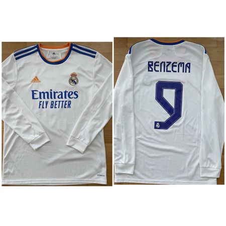 Original Real Madrid 2021/2022 Benzema Langarm