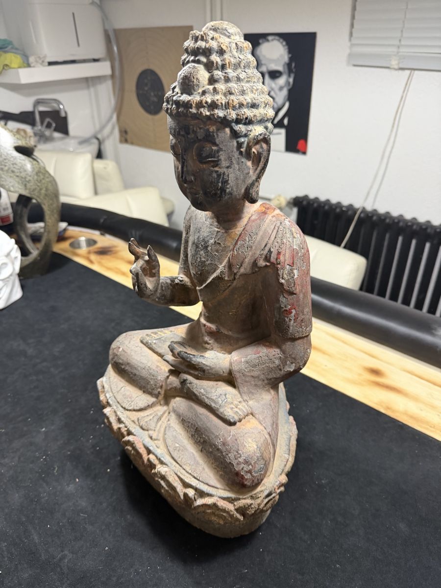 Sculture & Statue: Buddha Holz China, antik – Usato da Wettingen venduto da NickInc 2
