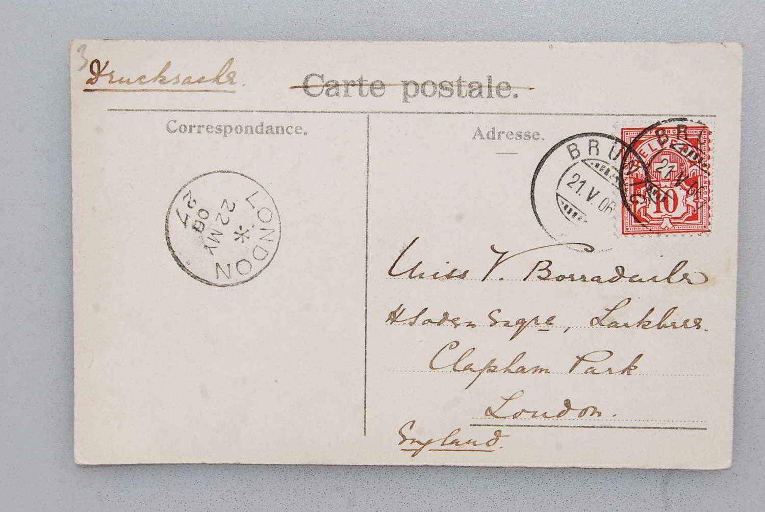 Ansichtskarten: AK Brünigstrasse 1906 – Gebraucht aus Rüfenacht BE von Toro06 1