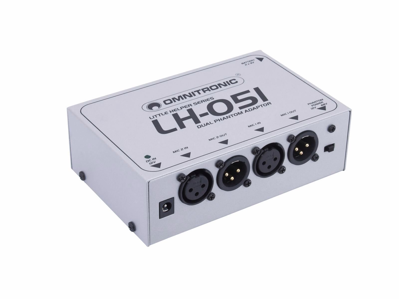 Microfoni: OMNITRONIC LH-051 Dual-Phantom-Speiseadapter – Nuovo e nell'imballaggio originale da Däniken SO venduto da Profog1