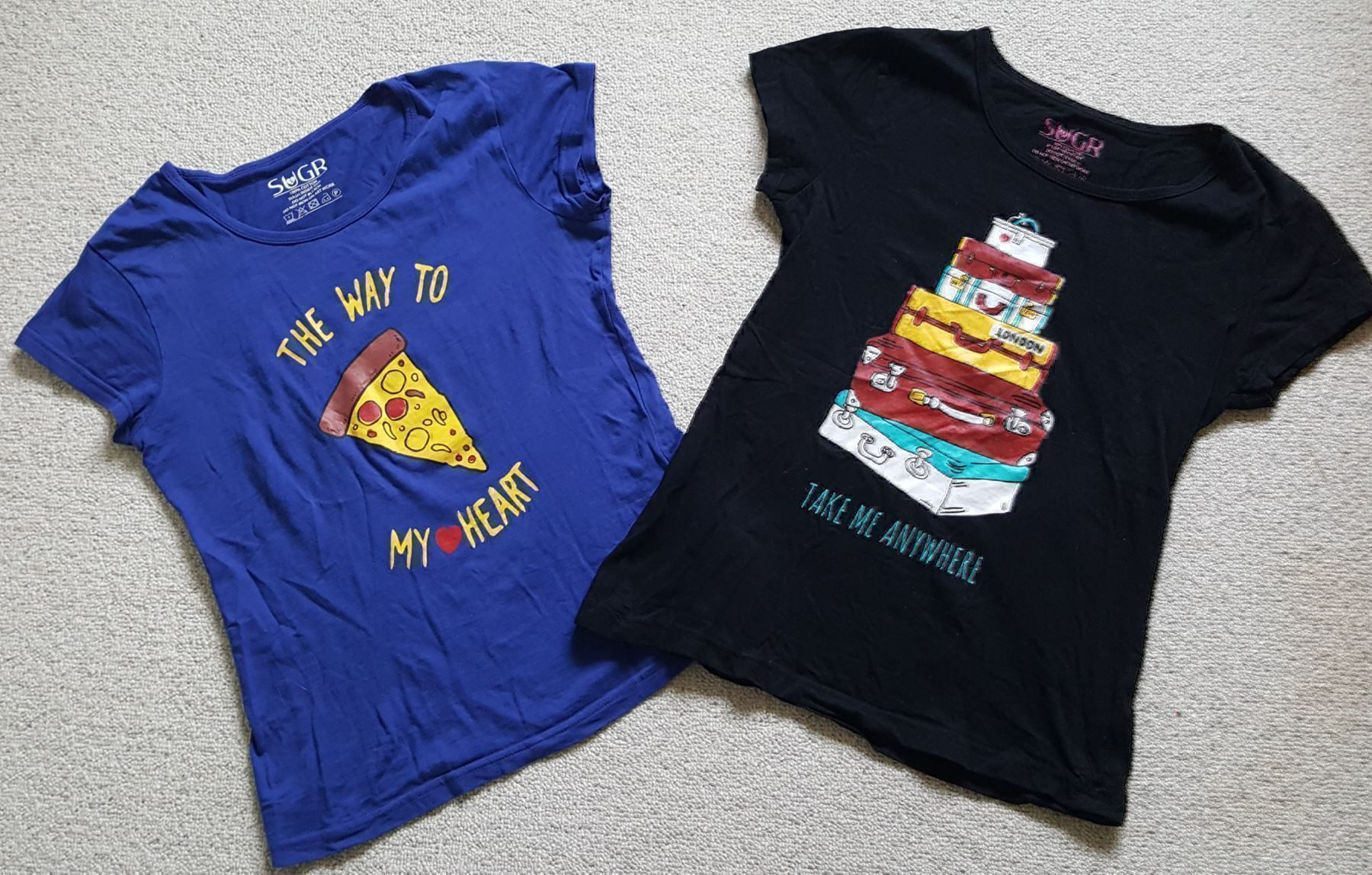 T-Shirts: 2 coole TShirts, Gr. XS/S – Gebraucht aus Winterthur von Mick77