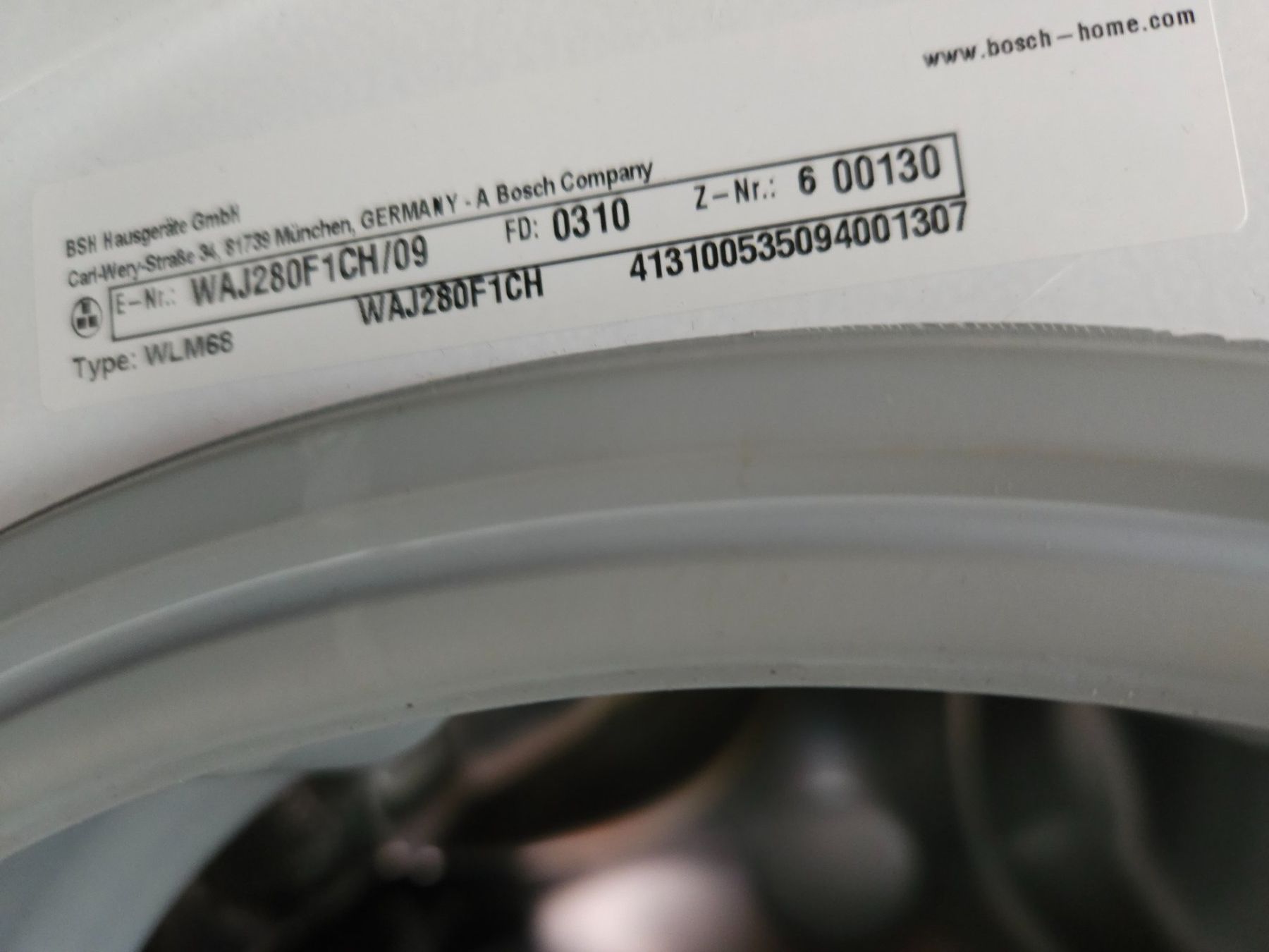 Bosch Lavatrici: Waschmaschine Bosch WAJ280F1CH – Usato da Kölliken venduto da Countryfan 1