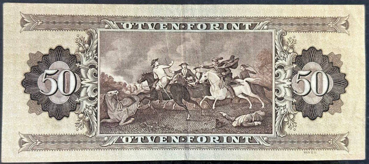 Billets de banque: Ungarische Banknote: 50 Forint von 1983 – D'occasion à Beringen par Mantafisch1 1