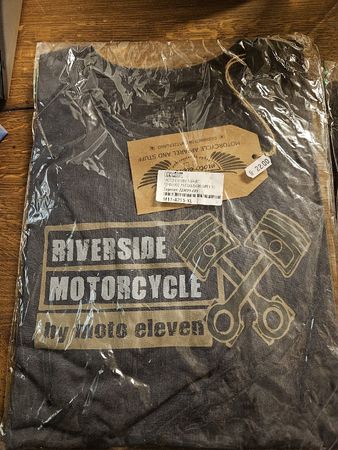 2 Riverside Motorcycle T-Shirt, Grösse XL, Neu (F2)